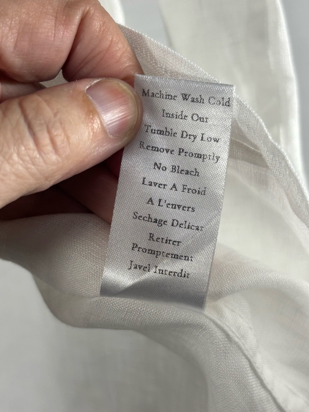 EUC Frank & Eileen White 100% Linen Women’s Button-Up Shirt Size XS - Picture 6 of 10